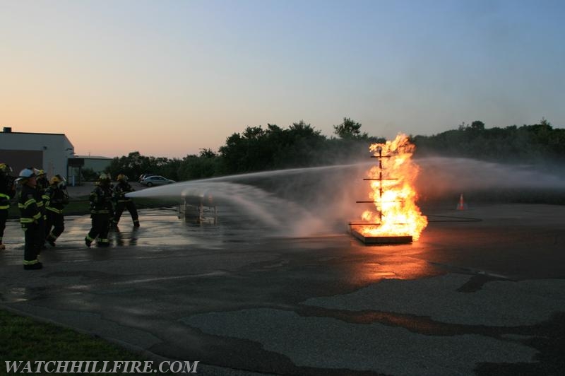 Live Fire Training with Misquamicut Fire Department- July 2014.